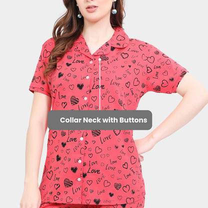 Printed Full Length Night Gown