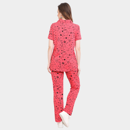 Printed Full Length Night Gown