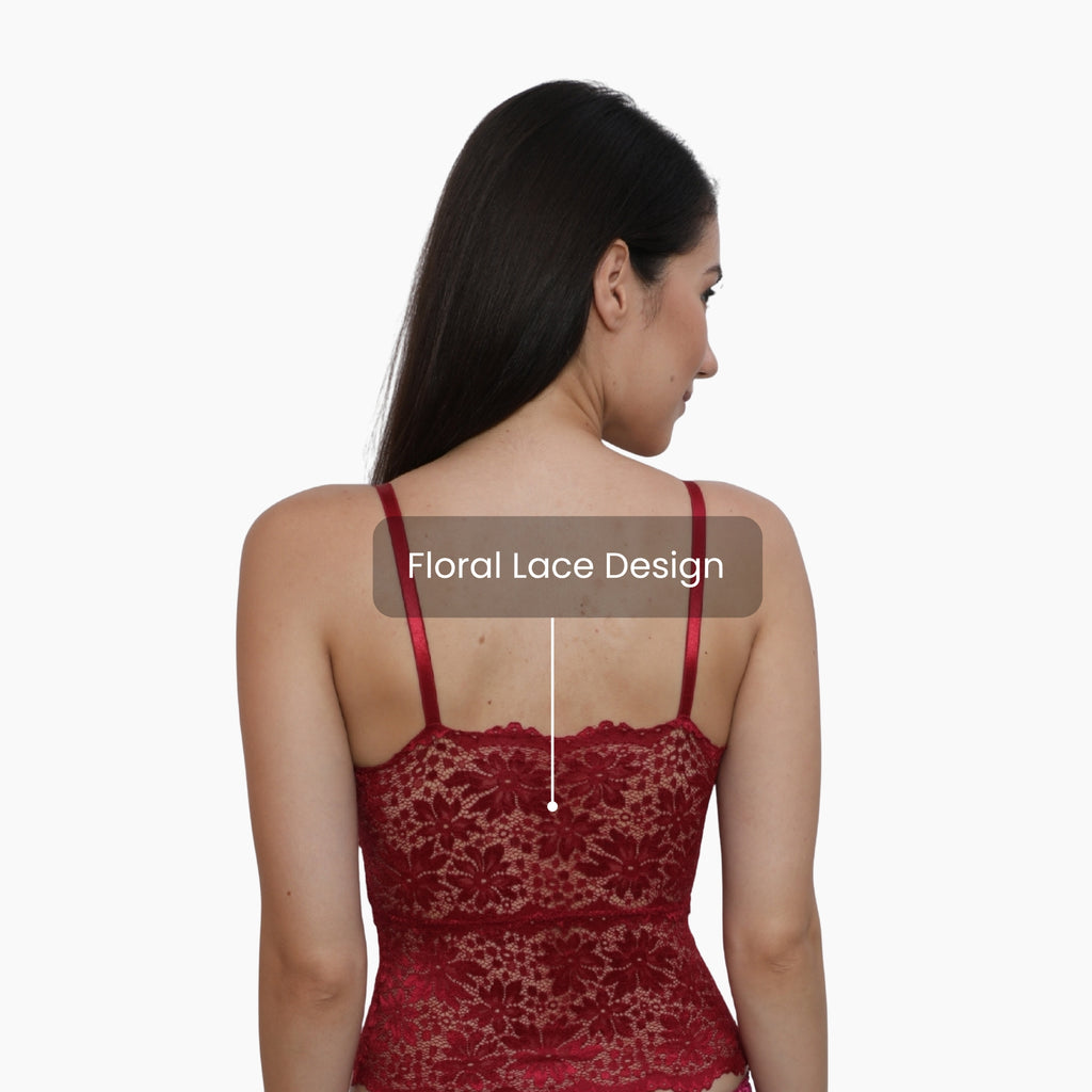 Floral Lace Padded Camisole