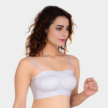 Strapless Multi-Way with Back Hook Closure and Removable Straps