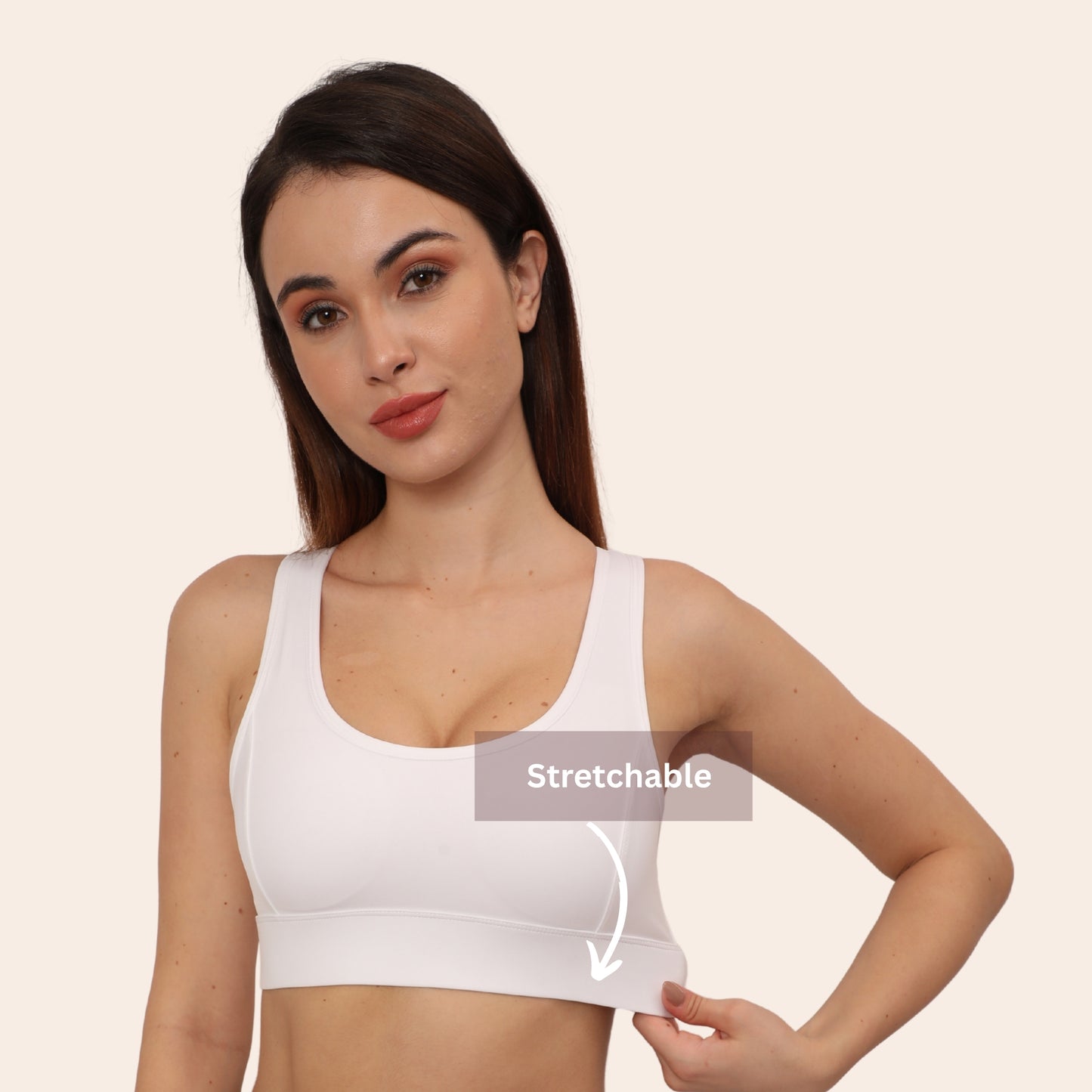 Full Coverage, Non-Wired, Seamless, Stretchable & Support Activewear for Women