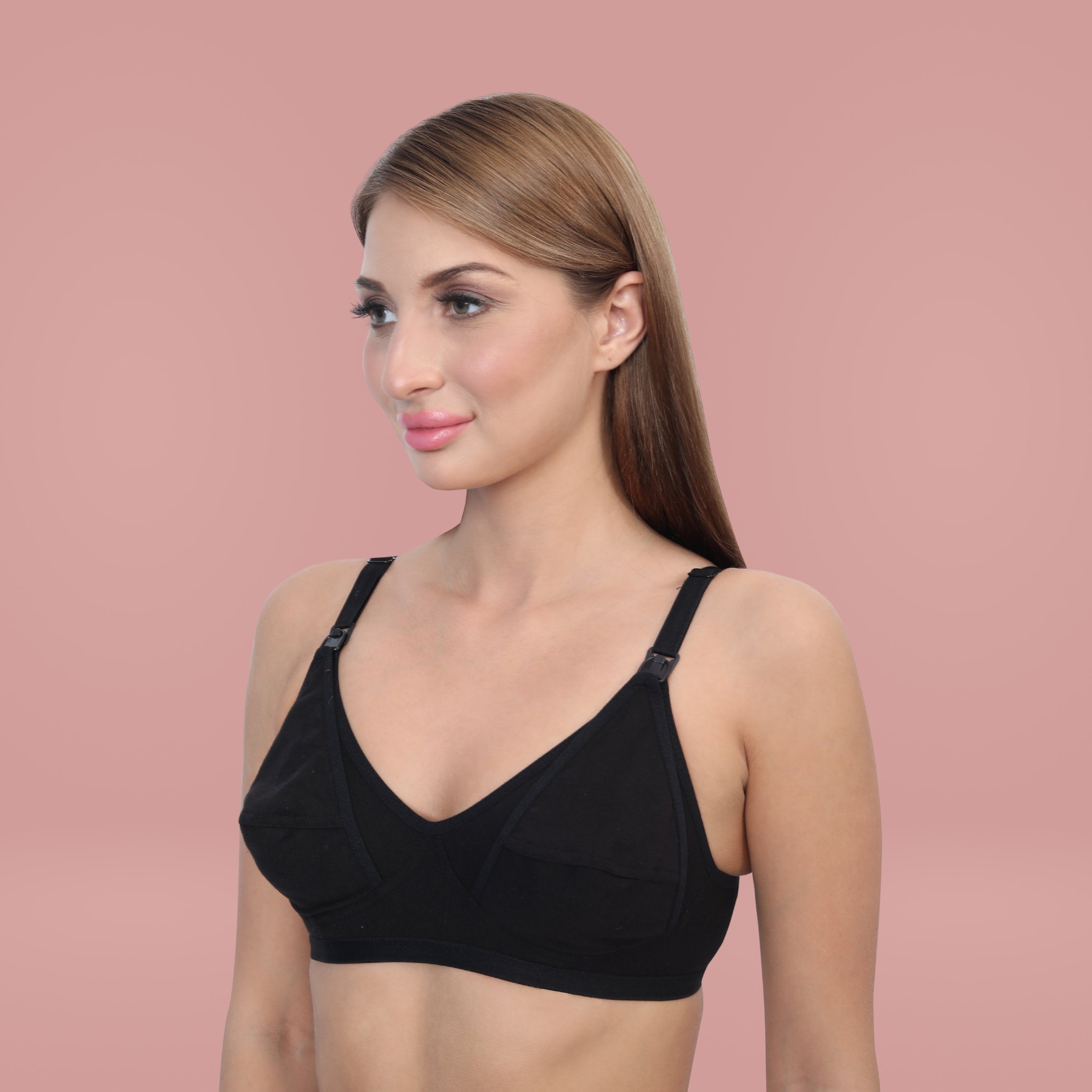 Cotton Non Padded Non Wired Full Coverage Maternity Bra