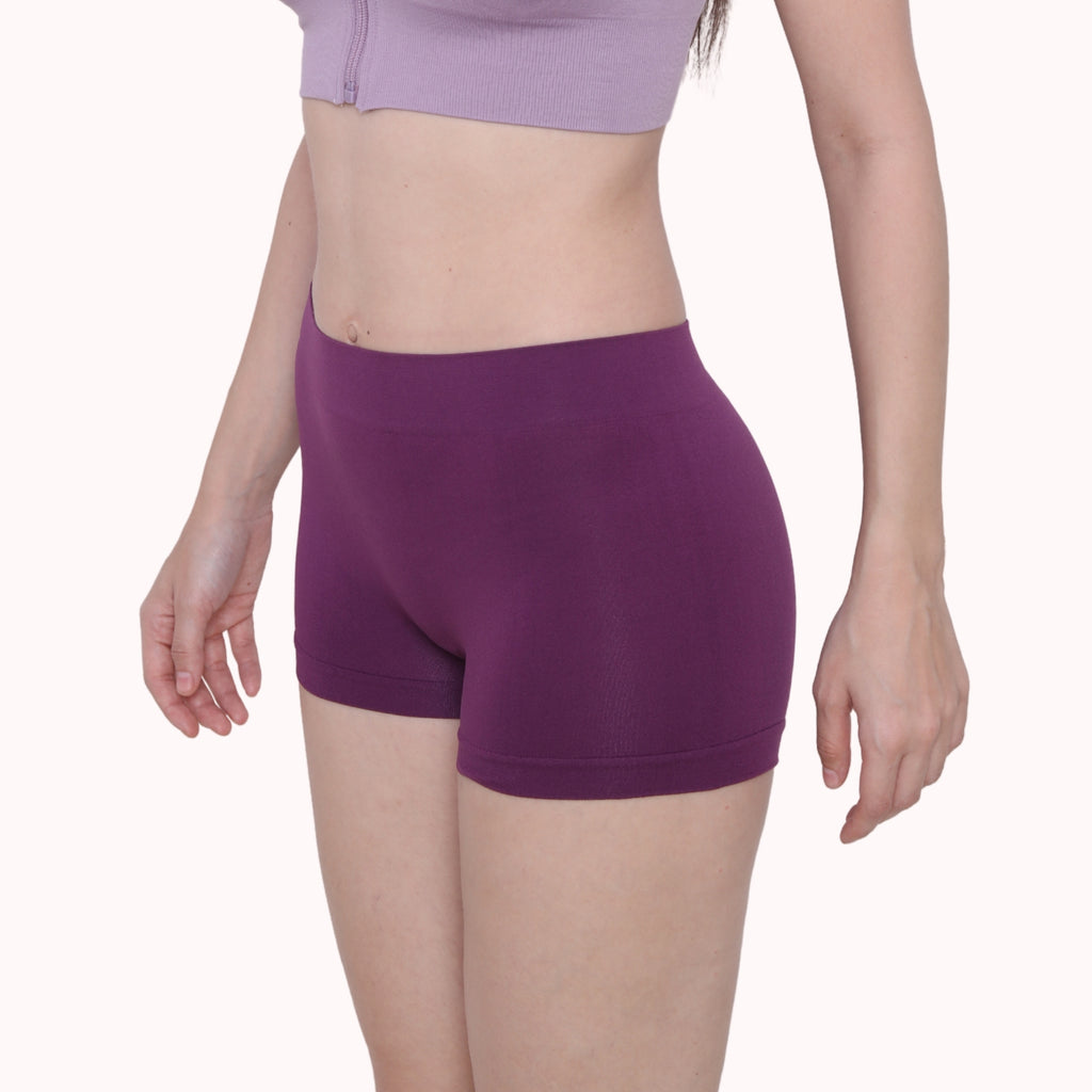 Nylon Spandex Seamless Boyshorts Panty