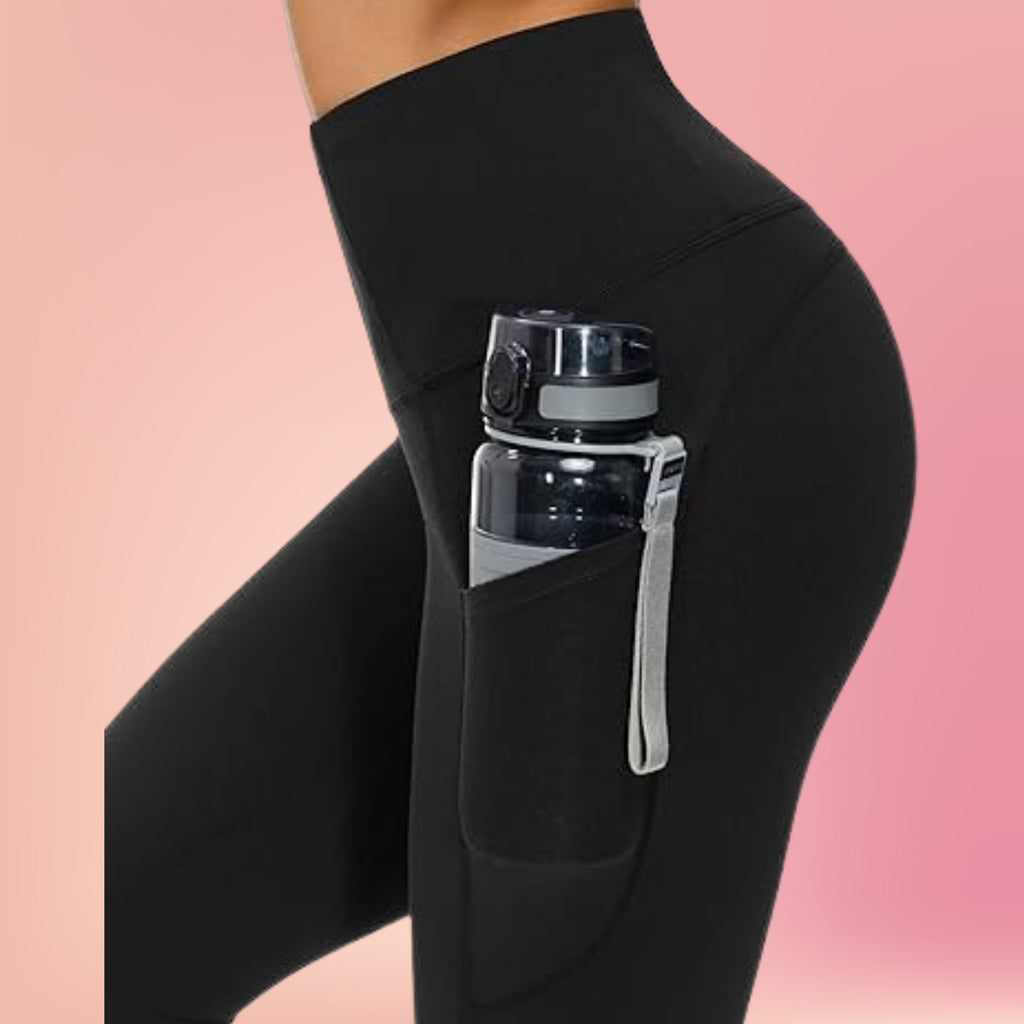 High-Waisted Gym Pants with Pockets for Women