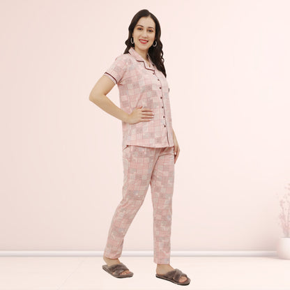 Printed Full Length Night Gown