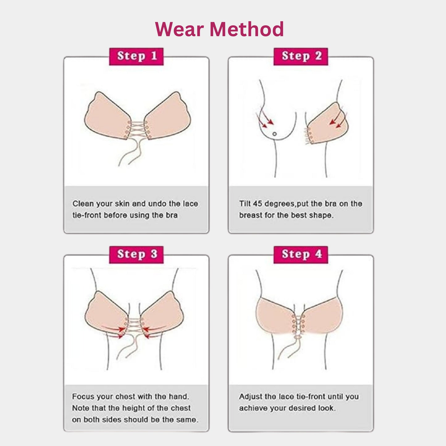 Adhesive Push Up Bra
