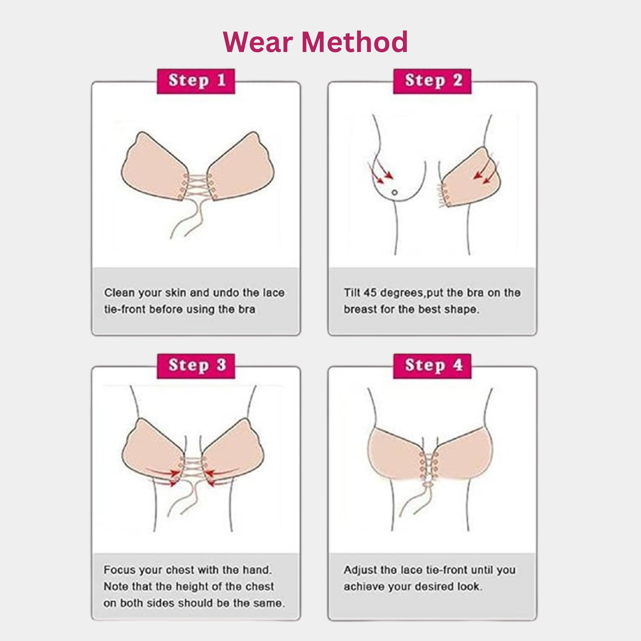 Adhesive Push Up Bra