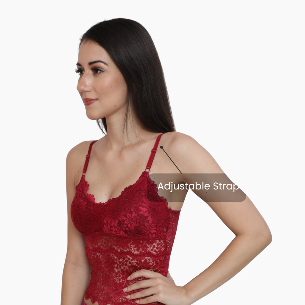Floral Lace Padded Camisole