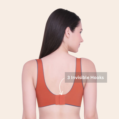 Women's Latex Lightly Padded Wire Free Sports Bra