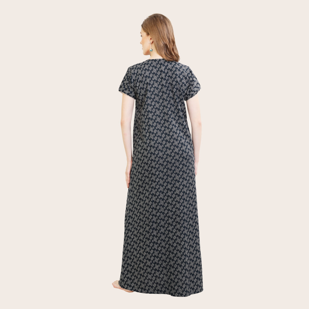 Printed Full-Length Night Gown
