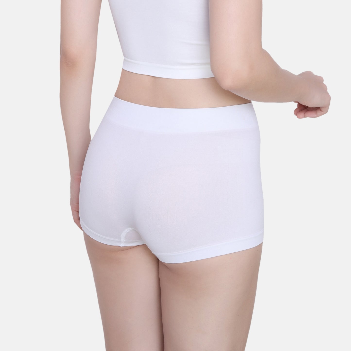 Nylon Spandex Seamless Boyshorts Panty