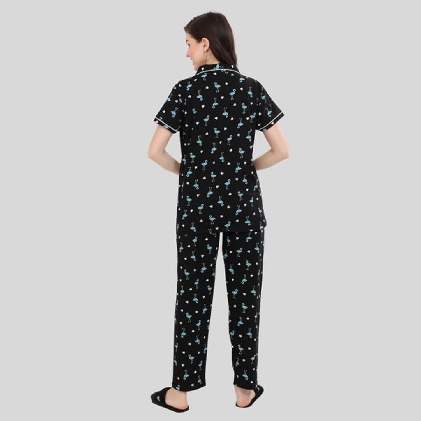 Printed Full Length Night Gown