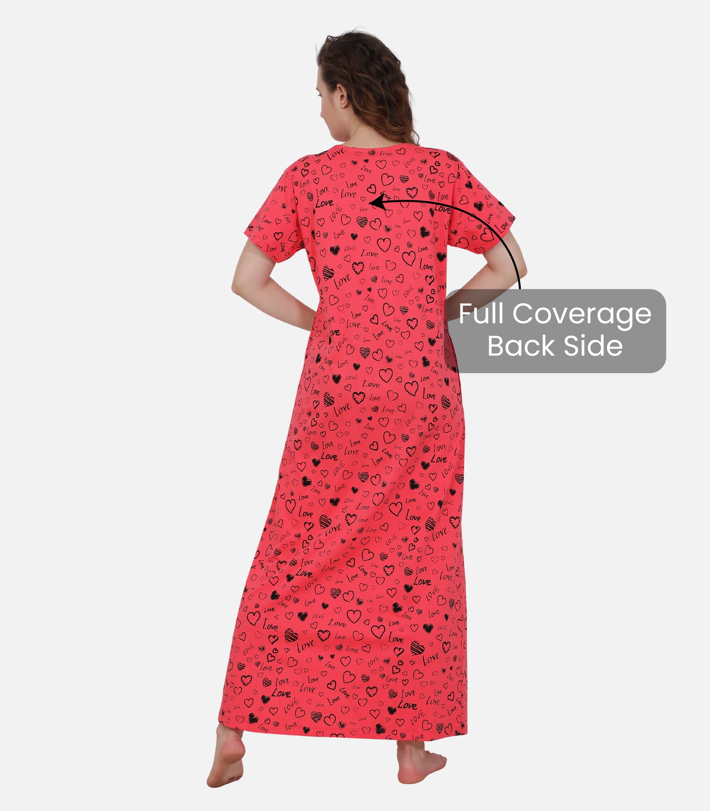Hosiery Cotton Nighty Gown for Women