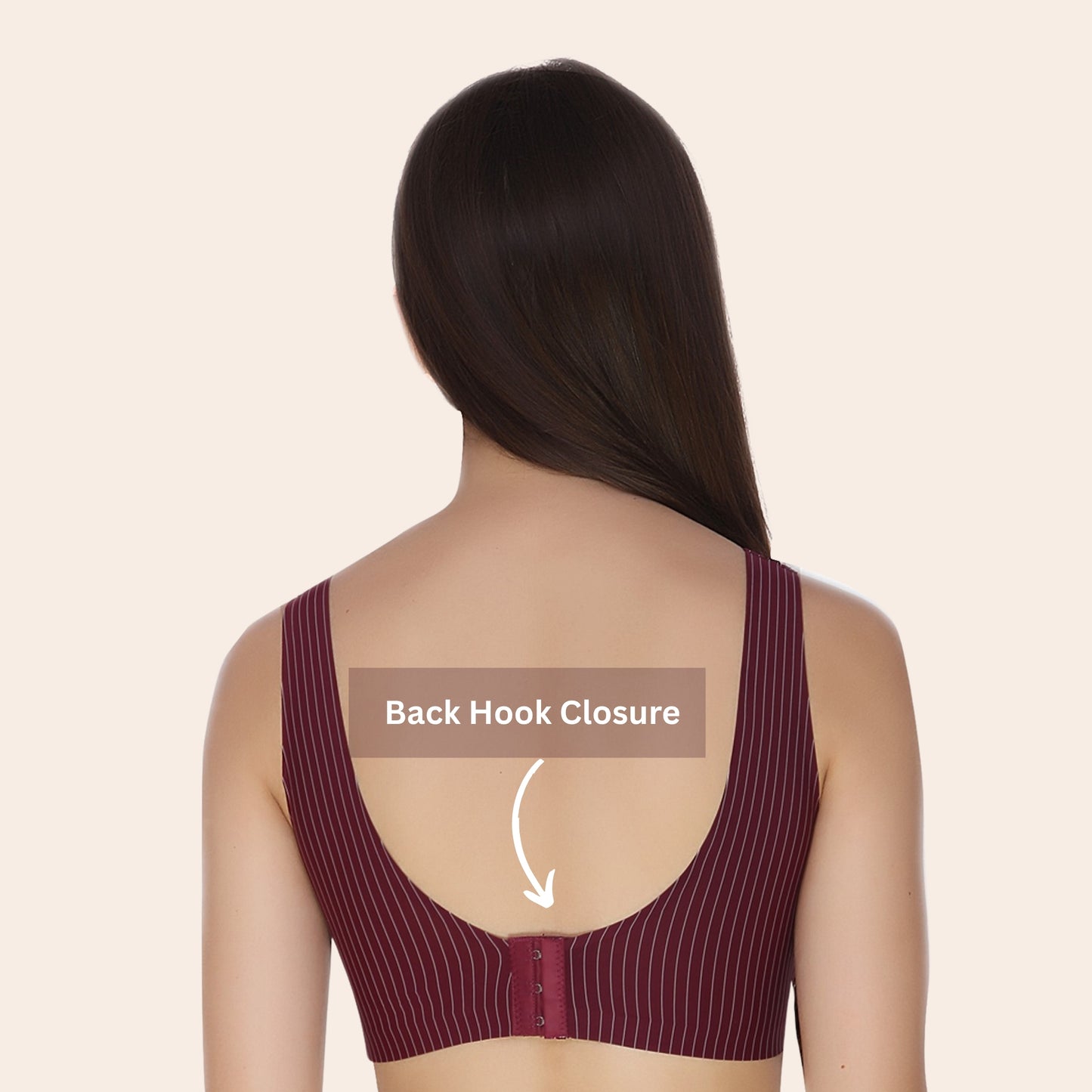 Nylon Elastane Ice Silk Non Wired Seamless Removable Pads Everyday Bra