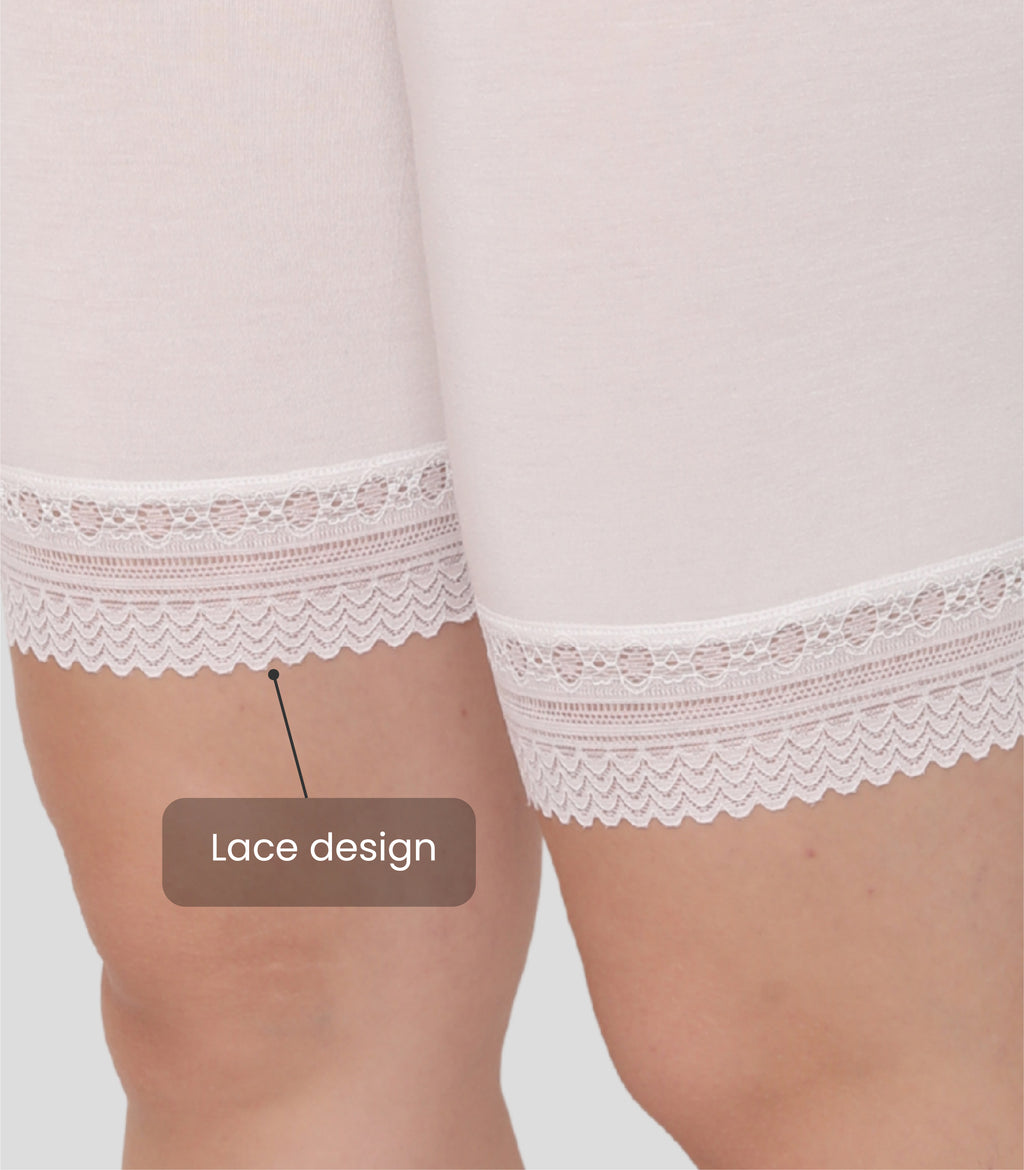 Bamboo Spandex Mid Rise Under Skirt Under Dress Shorts