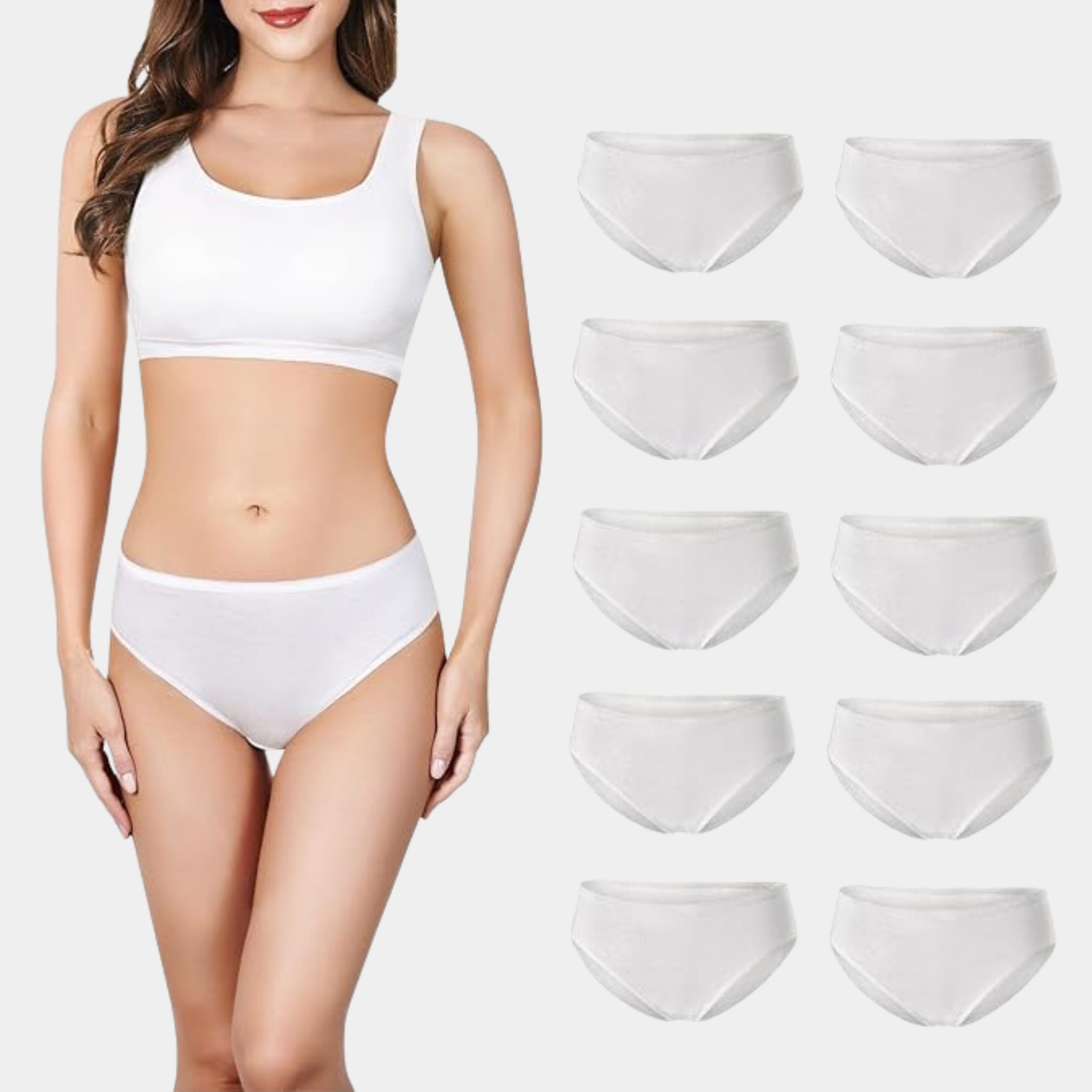 Polypropylene Disposable Panties for Travelling Spa Surgery Periods (Pack of 10)