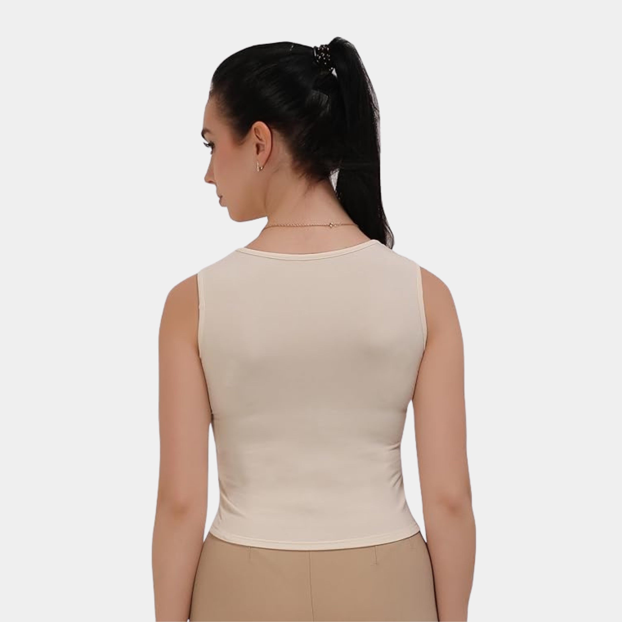 Glamoras Women Sleeveless Sequin Cami Top