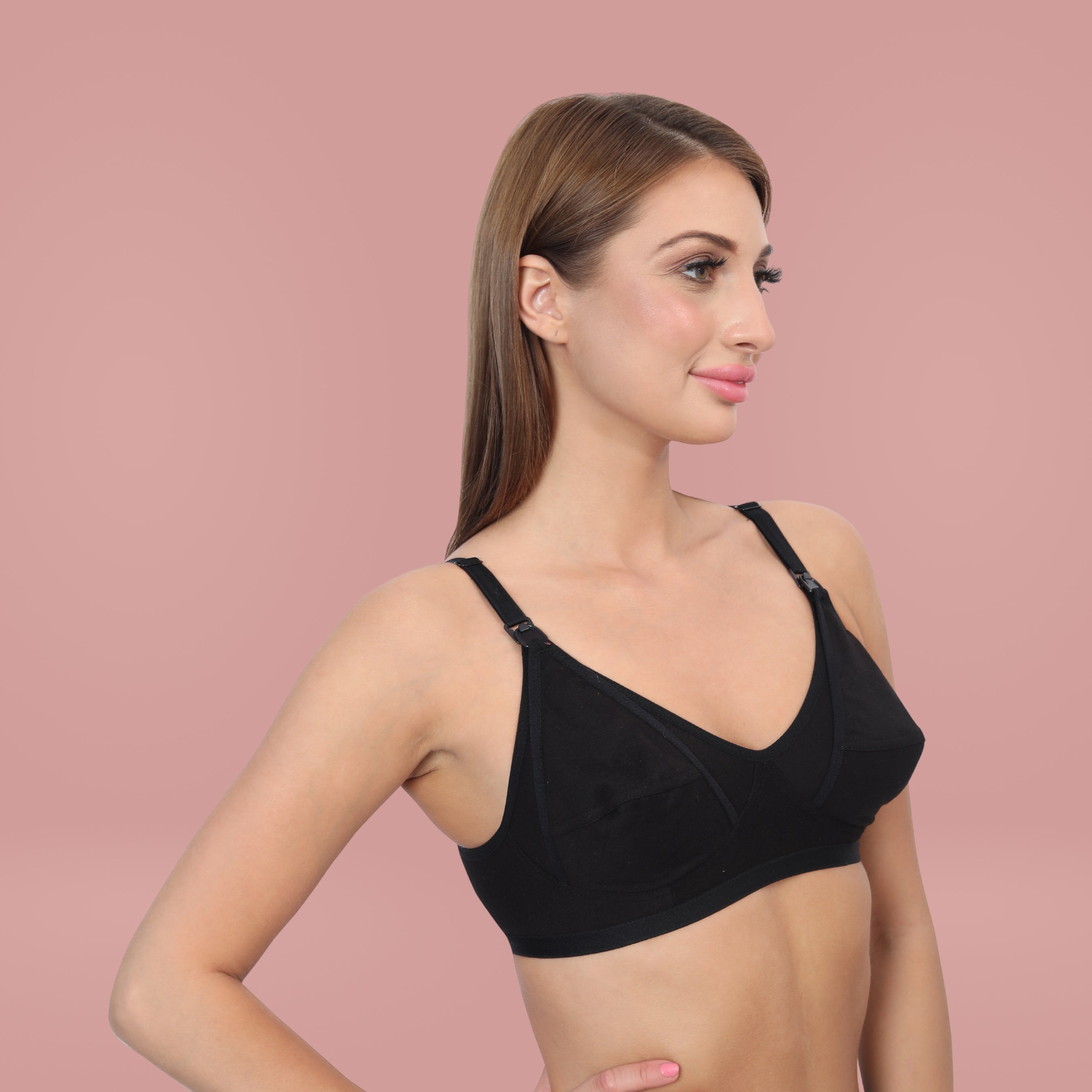 Cotton Non Padded Non Wired Full Coverage Maternity Bra