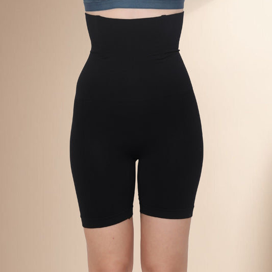 Spandex High Waist Tummy Control Mid Thigh Short
