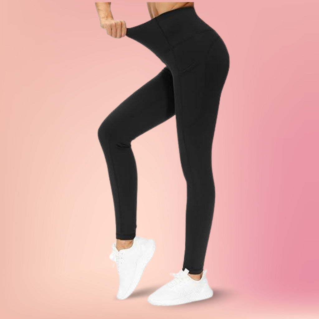 High-Waisted Gym Pants with Pockets for Women