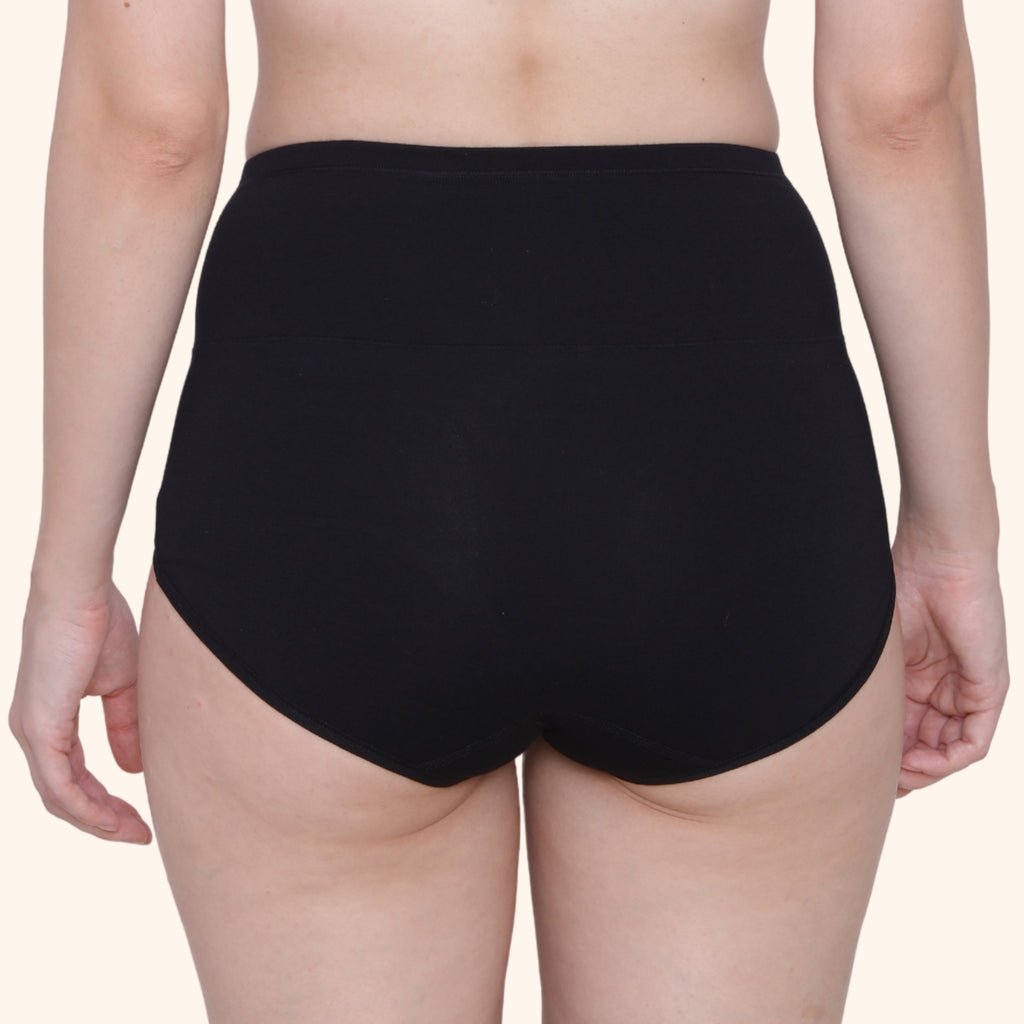 High Waist Full Coverage Brief Panty