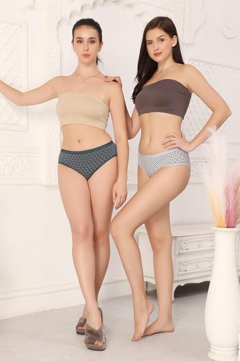 Cotton Brief Panties Combo - Pack of 3