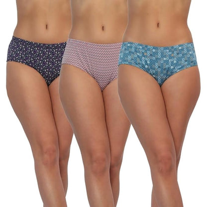 Cotton Hipster Panties Combo - Pack of 3