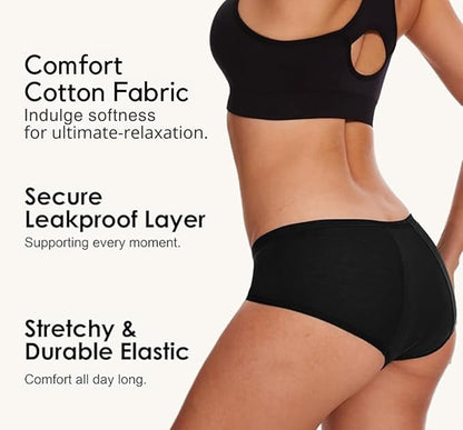 No Stain, Leak Proof, Comfortable Period Panties