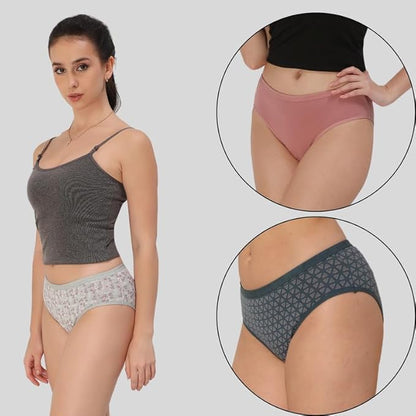 Cotton Brief Panties Combo - Pack of 3