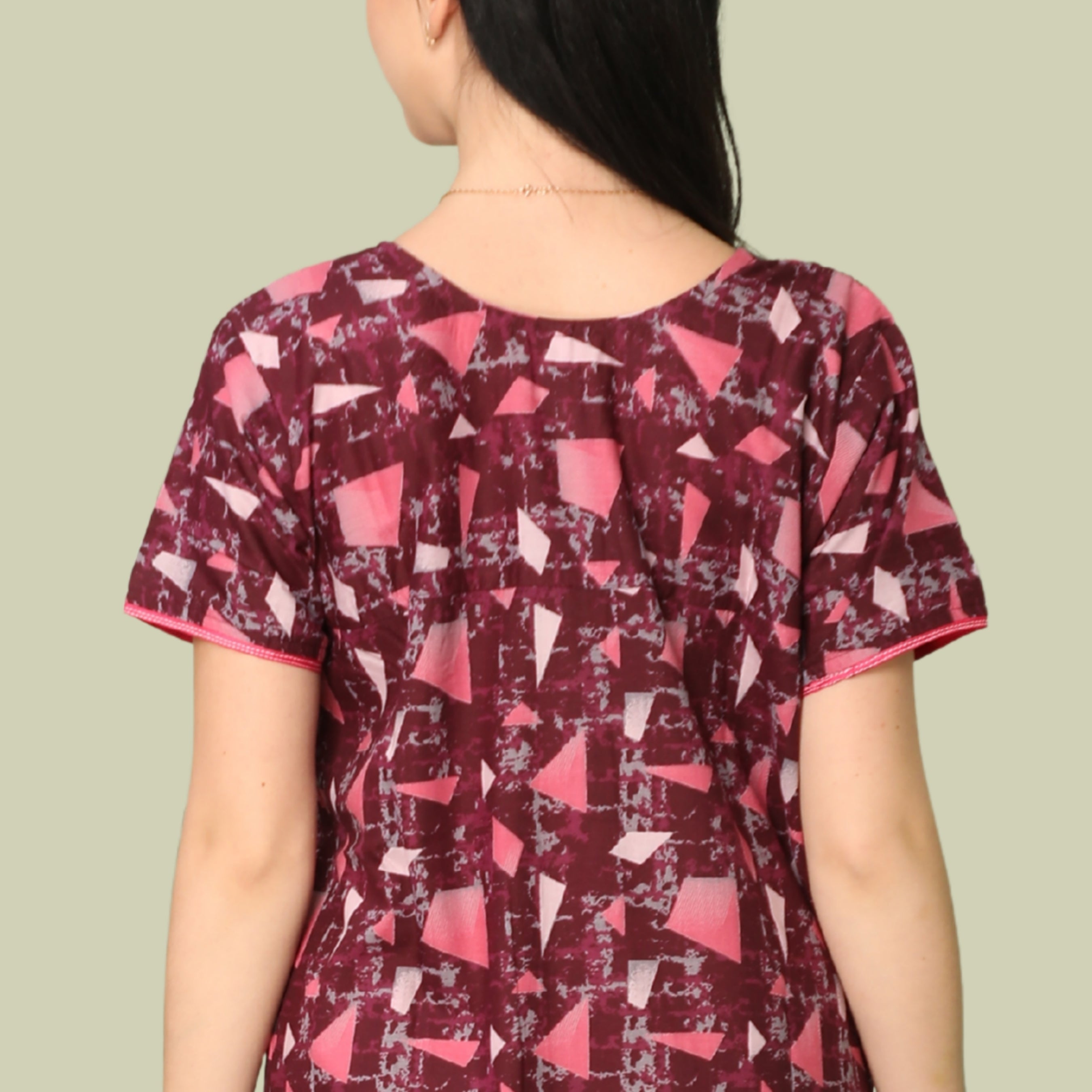 Printed Full Length Night Gown