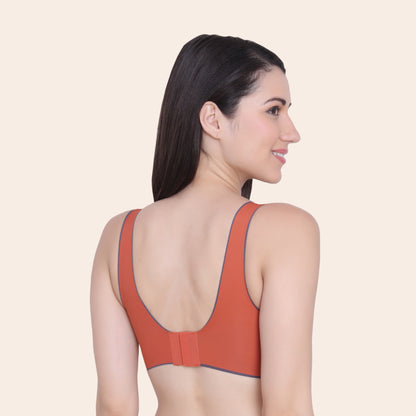 Women's Latex Lightly Padded Wire Free Sports Bra