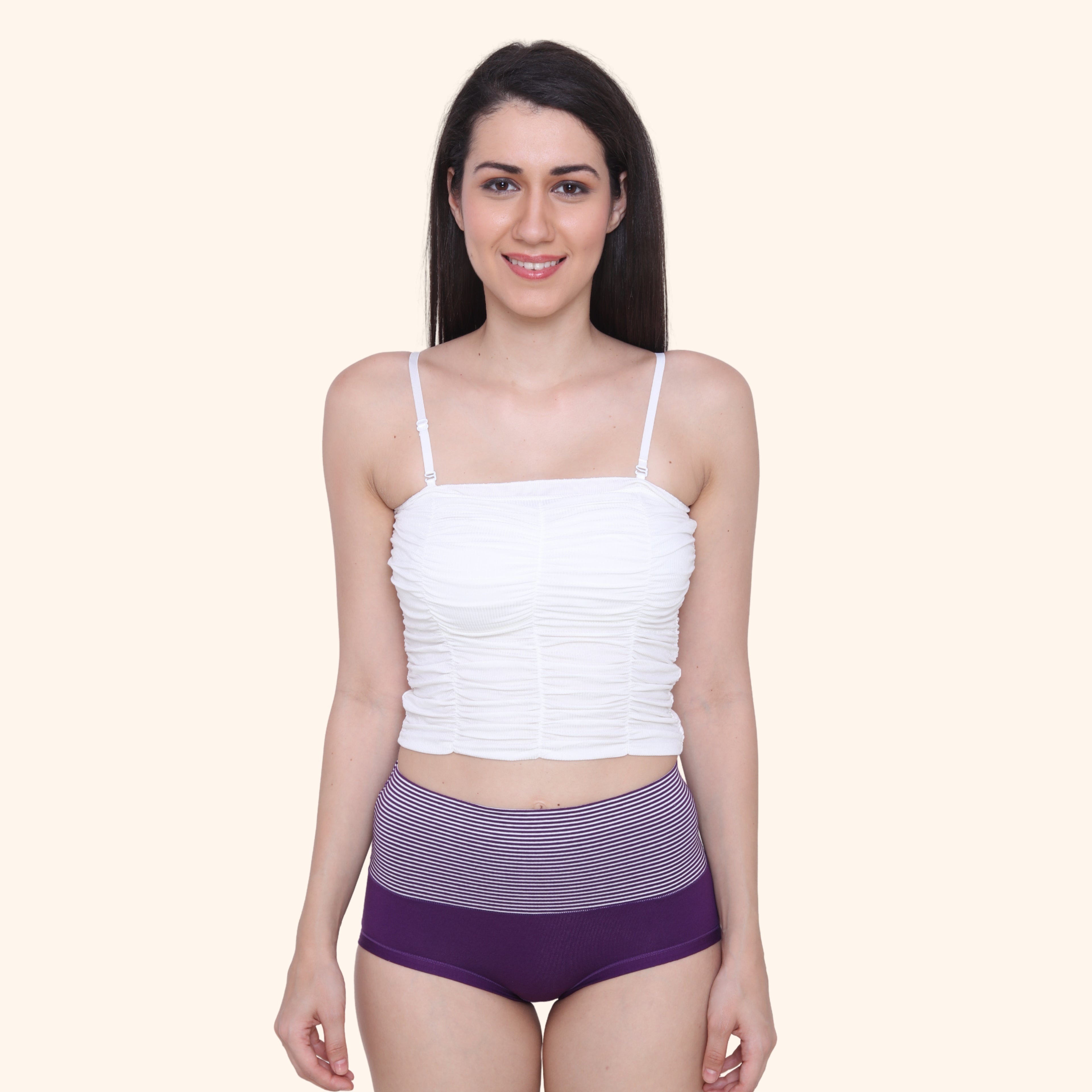 High Waist Full Coverage Brief Panty