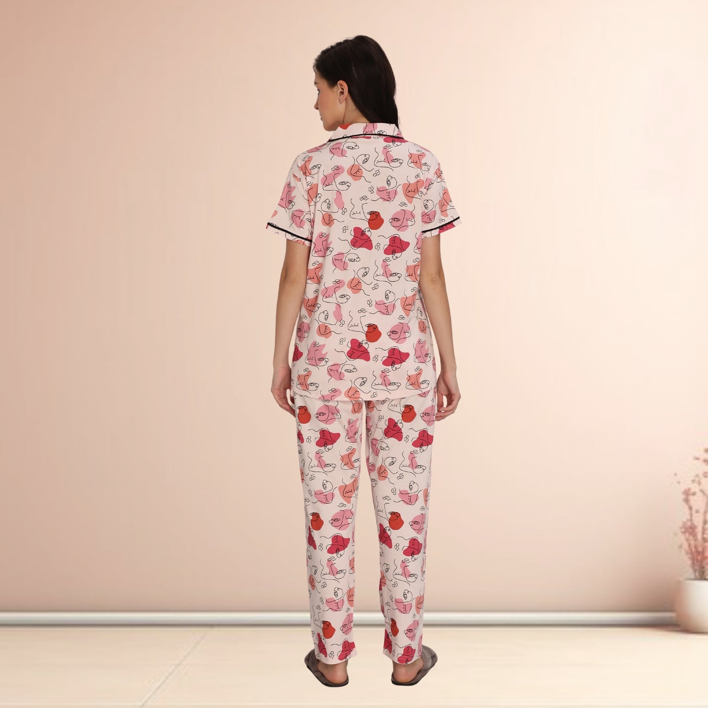 Printed Full Length Night Gown