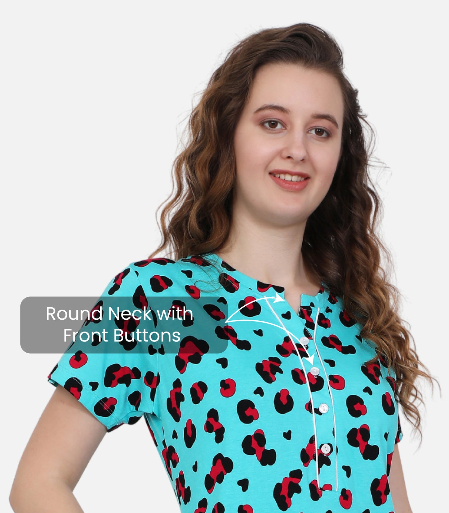 Hosiery Cotton Nighty Gown for Women