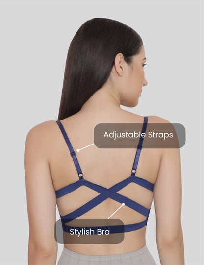 Nylon Spandex Everyday Regular Bra - Free Size