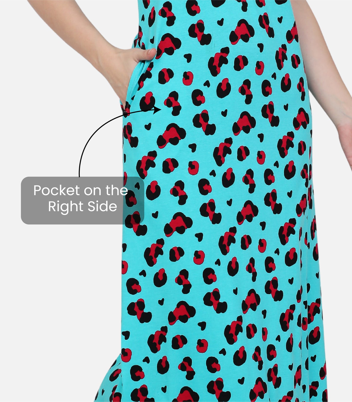 Hosiery Cotton Nighty Gown for Women