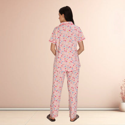 Printed Full Length Night Gown