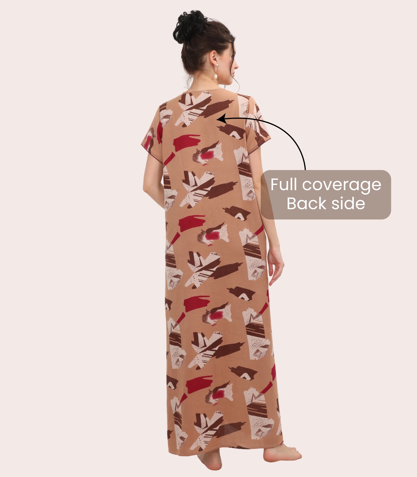 Printed Full-Length Night Gown