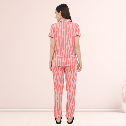 Printed Full Length Night Gown