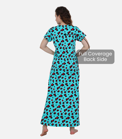 Hosiery Cotton Nighty Gown for Women