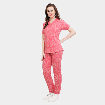 Printed Full Length Night Gown