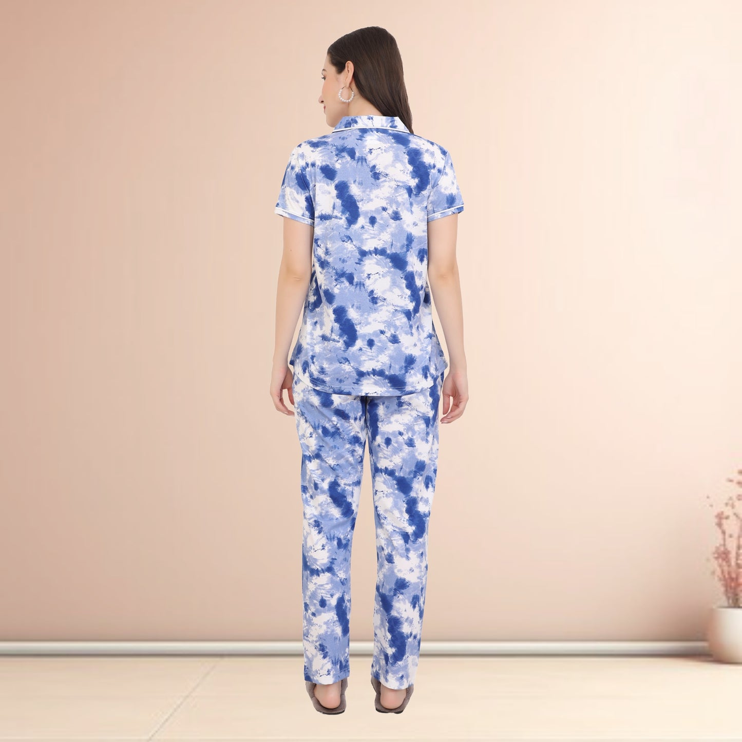 Printed Full Length Night Gown