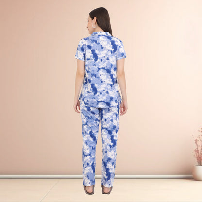 Printed Full Length Night Gown