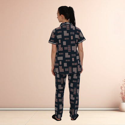 Printed Full Length Night Gown