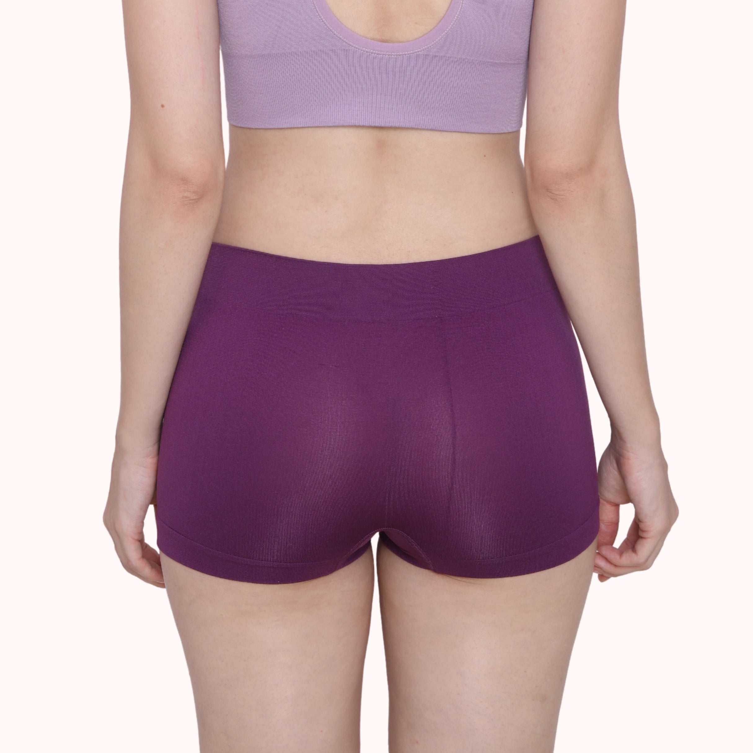 Nylon Spandex Seamless Boyshorts Panty