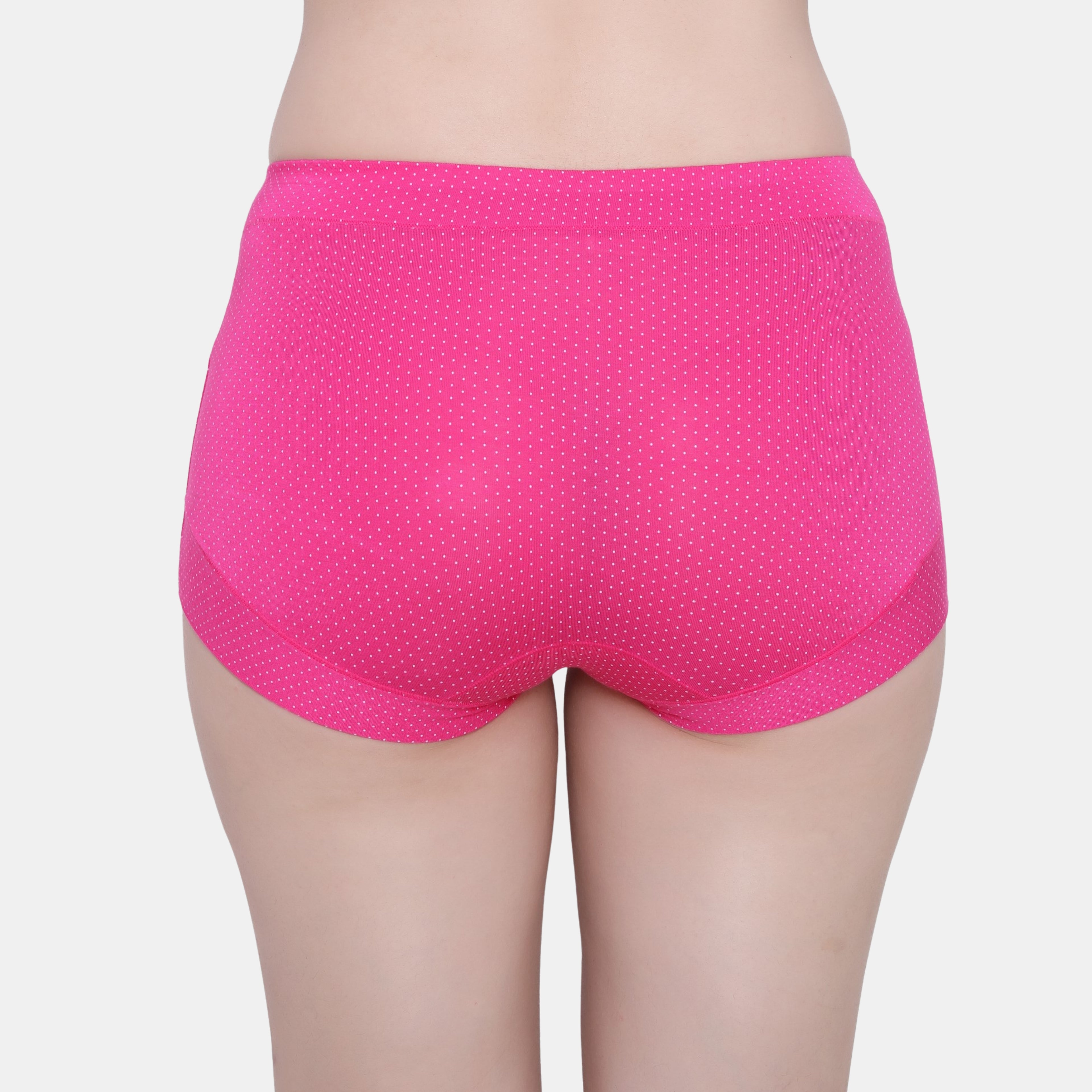 Cotton Mid-Rise Floral Lace Full Coverage Boy Shorts Panties