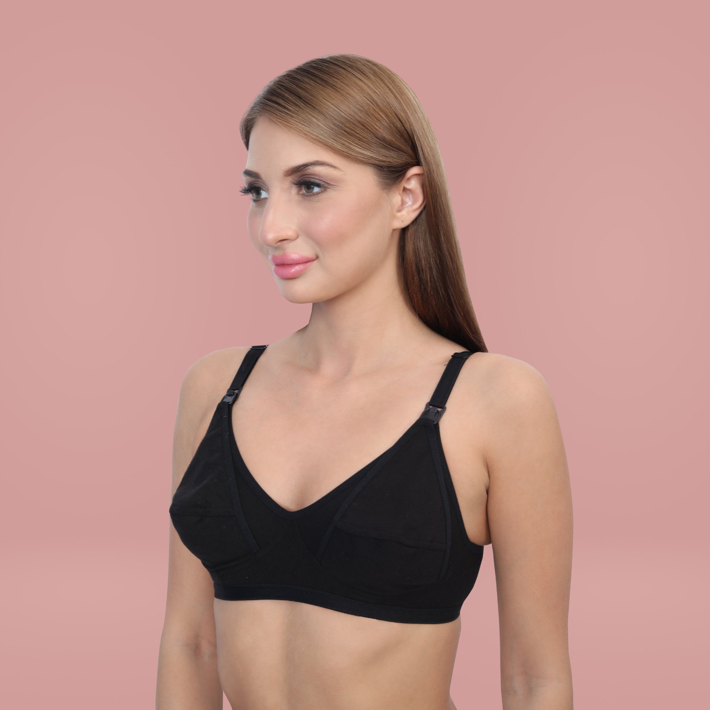 Cotton Non Padded Non Wired Full Coverage Maternity Bra