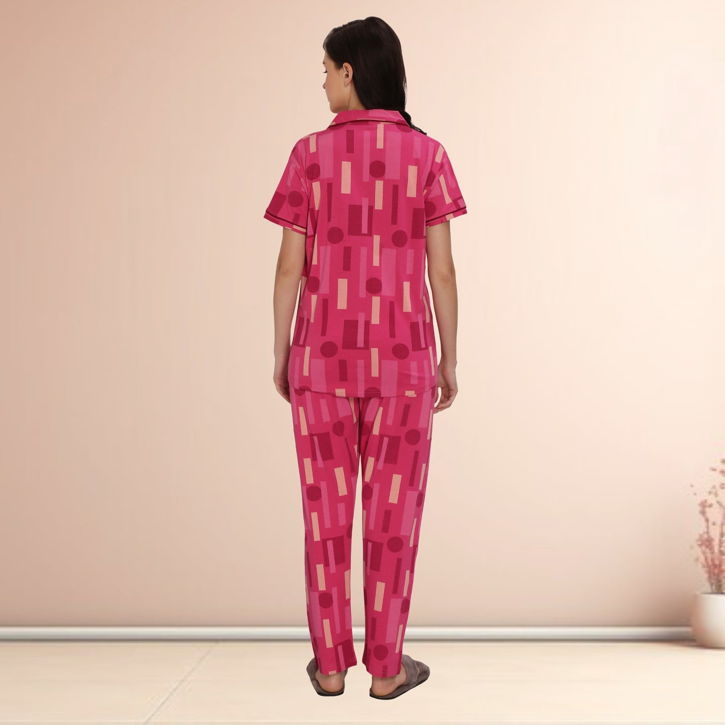 Printed Full Length Night Gown
