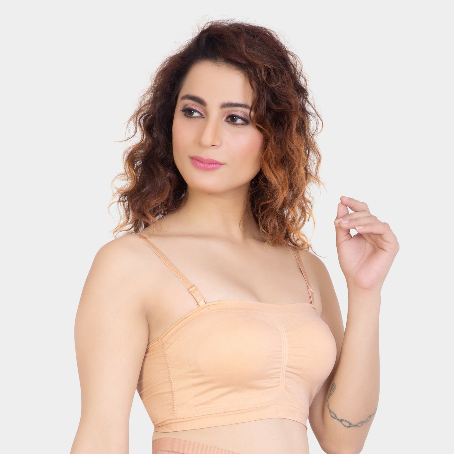 Strapless Multi-Way with Back Hook Closure and Removable Straps