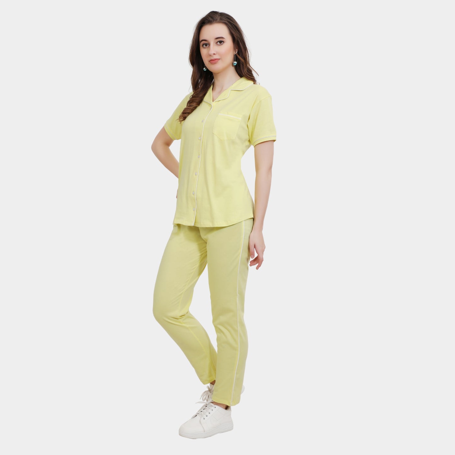 Plain Full Length Night Gown